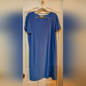 Charlie Paige Blue Short Sleeve Dress